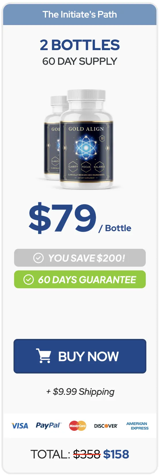 Gold Align Buy One Bottle